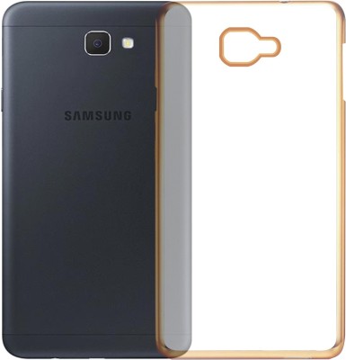 CASE CREATION Back Cover for SAMSUNG Galaxy J7 Prime Ultra Thin Perfect Fitting Premium Imported High quality 0.3mm Crystal Clear Totu Silicone Transparent Flexible Soft Golden Border Corner protection with TPU Slim Back Case Back Cover(Transparent, Silicon, Pack of: 1)