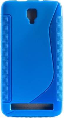 Mystry Box Back Cover for Micromax Bolt Q331(Blue, Silicon, Pack of: 1)