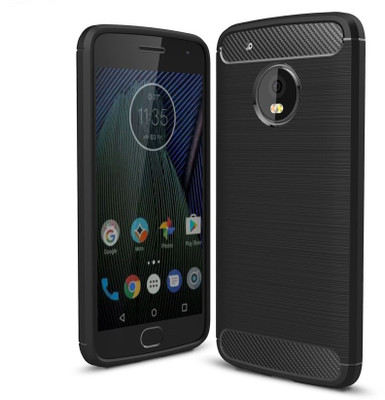 Faircost Back Cover for Motorola Moto G5 Plus Black, Silicon