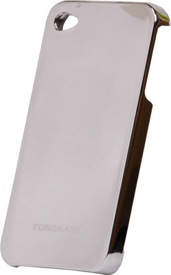 Fonokase Back Cover for Apple iPhone 4s(Silver)