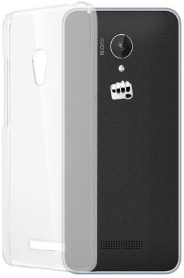 CASE CREATION Back Cover for Micromax Canvas Spark Q380 Crystal Clear Fully Totu Transparent Slim(Transparent, Silicon, Pack of: 1)