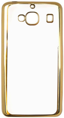Coverage Back Cover for Mi Redmi 2 Prime Coverage Back Cover for Xiaomi Redmi 2 Prime - Golden(Gold, Transparent, Pack of: 1)