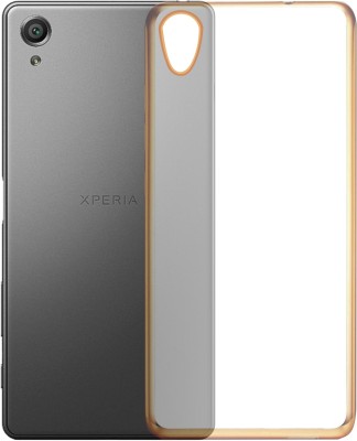 CASE CREATION Back Cover for Sony Xperia XA Ultra Dual Ultra Thin Perfect Fitting Premium Imported High quality 0.3mm Crystal Clear Totu Silicone Transparent Flexible Soft Golden Border Corner protection with TPU Slim Back Case Back Cover(Transparent, Silicon, Pack of: 1)