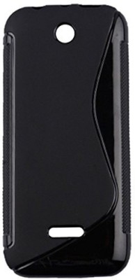 Helix Back Cover for Samsung Metro XL B355(Black, Silicon)