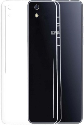 CASE CREATION Back Cover for LYF Wind 1 Crystal Clear Fully Totu Transparent Slim(Transparent, Silicon, Pack of: 1)