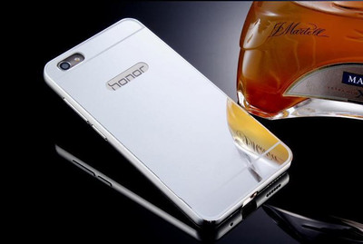 Koko Back Cover for Honor 4X(Mirror Silver, Plastic, Metal) Flipkart