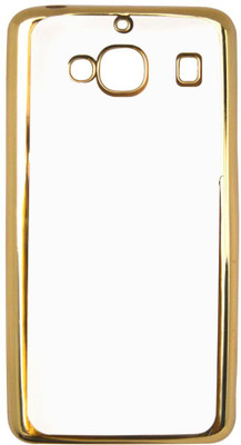 Coverage Back Cover for Mi Redmi 2 Prime Coverage Back Cover for Xiaomi Redmi 2 Prime - Golden(Gold, Transparent, Pack of: 1)