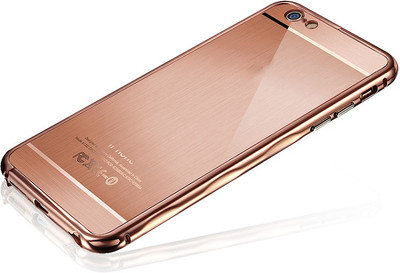 Kapa Back Cover for Apple iPhone 6, Apple iPhone 6S(Rose Gold, Plastic, Metal) Flipkart