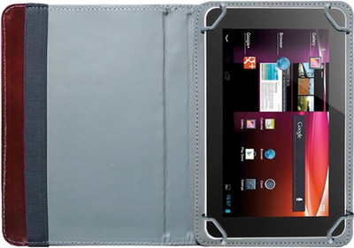 Fastway Book Cover for Alcatel Fire 7(Brown)