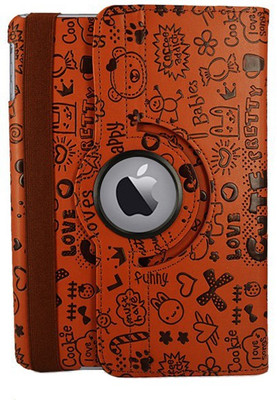 Kolorfish Book Cover for Model A1566 A1567, Apple iPad Air 2(Brown)