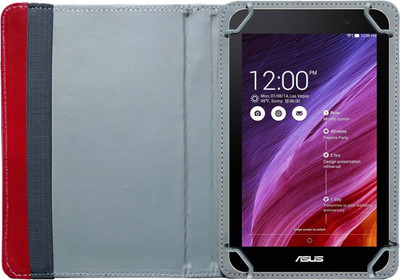 Fastway Book Cover for Asus Fonepad 7 FE171CG(Red)