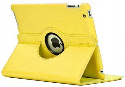 Kolorfish Flip Cover for Apple iPad 3 9.8 inch, Apple iPad 4 9.8 inch, Apple iPad 9.7 inch, Apple iPad 2 9.7 inch(Yellow)