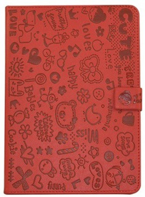 Kolorfish Flip Cover for Apple iPad mini, iPad mini 2, iPad mini 3(Red)