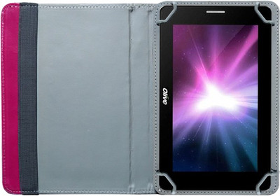 Fastway Book Cover for Olive Pad VJ 300 A 3G Calling(Pink)