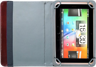 Fastway Book Cover for HTC EVO View 4G(Brown)