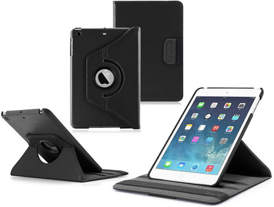 S Case Book Cover for Apple Ipad Mini 2(Black)