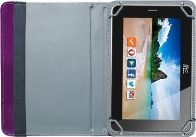 Fastway Book Cover for HCL Me Tablet U1(Purple)