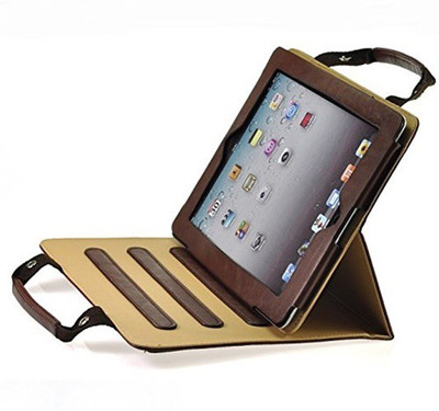 Proelite Book Cover for Apple iPad Air 2 9.7 inch(Brown)