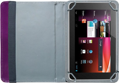 Fastway Book Cover for Alcatel Fire 7(Purple)