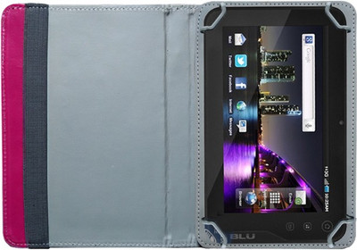 Fastway Book Cover for BLU Touch Book 7.0 Plus(Pink)