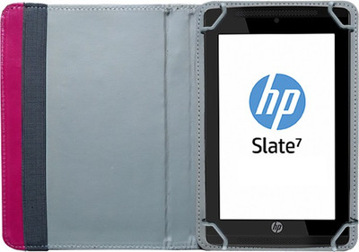 Fastway Book Cover for HP Slate 7 Voice Tab(Pink)