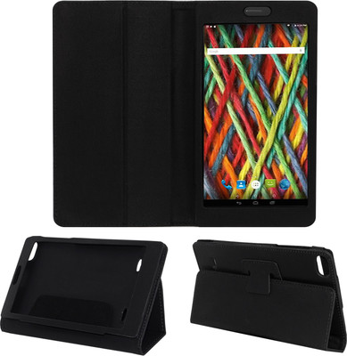 ACM Book Cover for Micromax Fantabulet F666(Black)