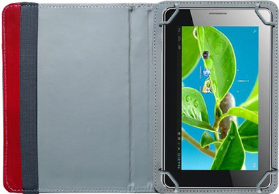 Fastway Book Cover for Akash Ubi Slate 7CZ(Red)