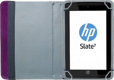 Fastway Book Cover for HP Slate 7 Voice Tab(Purple)