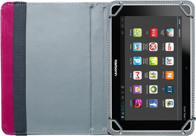Fastway Book Cover for Karbonn Smart Tab 1(Pink)