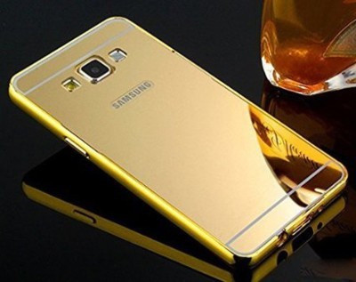PRINKKED Bumper Case for Luxury Mirror back case with side bumper for Samsung Galaxy E7(GOLD, Metal) Flipkart