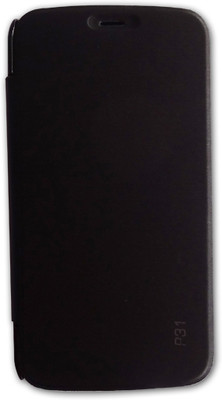 66% OFF on Casecart Flip Cover for Panasonic P31(Black)