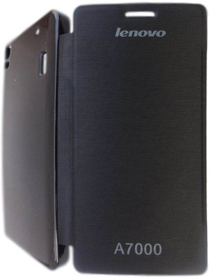 Adicomz Flip Cover for Lenovo A7000(Black)