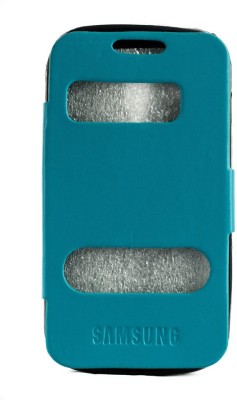 Mystry Box Flip Cover for Samsung Galaxy S Duos(Blue, Pack of: 1)