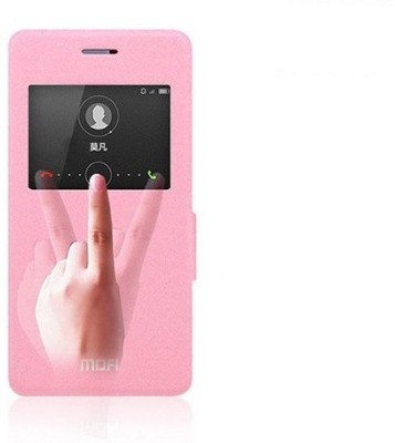 Mofi Flip Cover for Honor 6 Plus(Pink)