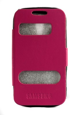 Mystry Box Flip Cover for Samsung Galaxy S Duos(Pink, Pack of: 1)