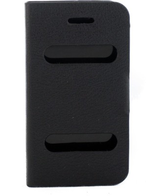 Mystry Box Flip Cover for Micromax Canvas 4 A210(Black, Pack of: 1)