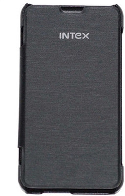 Ascari Flip Cover for Intex Cloud FX(Black, Artificial Leather) Flipkart