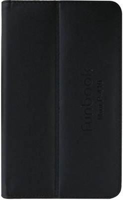 Colorcase Flip Cover for Micromax Funbook Mini P410(Black)