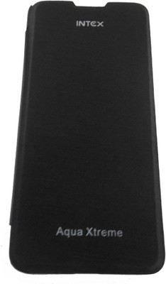 Sun Tigers Flip Cover for Intex Aqua Xtreme(Black, Plastic) Flipkart