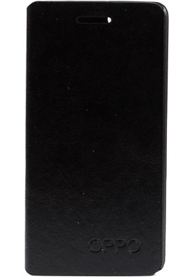 Mystry Box Flip Cover for Oppo R5 Mystry Box Generic New Latest Artificial Leather Flip Case Cover For Oppo R5 Black(Black, Pack of: 1)