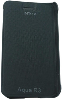 Sun Tigers Flip Cover for Intex Aqua R3(Black, Plastic) Flipkart