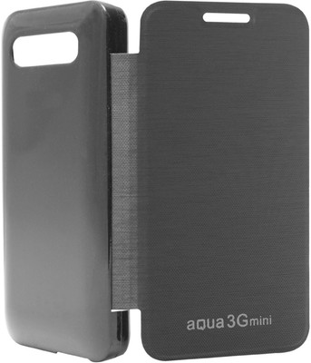Sun Tigers Flip Cover for Intex Aqua 3G Mini(Black, Plastic) Flipkart