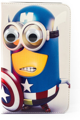 Mystry Box Flip Cover for Samsung Galaxy Tab 3 P3200 7inch(Star Minions)