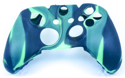 

Gamegear Back Cover for XBOX ONE(Green, Black, Grip Case, Rubber, Plastic), Black;green
