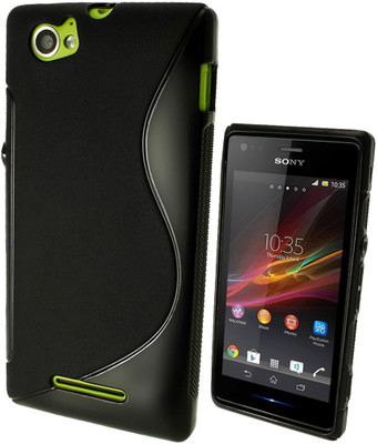 S Case Back Cover for Sony Xperia M Black