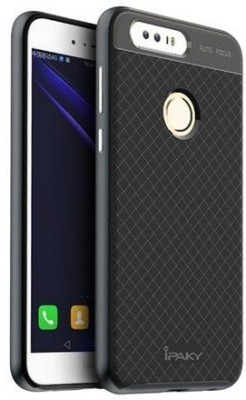 CASE CREATION Back Cover for Honor 8(Black, Pack of: 1)