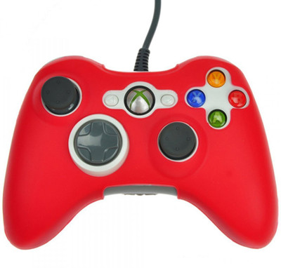 

Hytech Plus Sleeve for Xbox 360(Red, Rubber)