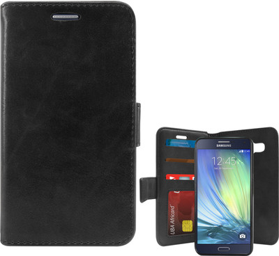 DMG Flip Cover for SAMSUNG Galaxy A7, Samsung Galaxy A7(Black)