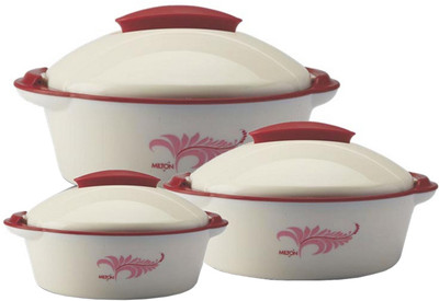 24% OFF on MILTON Crisp Jr Deluxe Pack of 3 Thermoware Casserole Set(500 ml, 2000 ml, 1200 ml) 24% OFF on MILTON Crisp Jr Deluxe Pack of 3 Thermoware Casserole Set(500 ml, 2000 ml, 1200 ml)