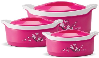 MILTON MARVEL JR GIFT SET (500+1000+1500) Pack of 3 Thermoware Casserole Set(450 ml, 1240 ml, 850 ml)